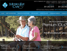 Tablet Screenshot of metroeyecare.com