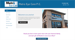 Desktop Screenshot of metroeyecare.org